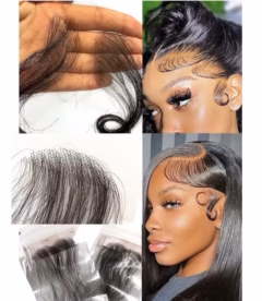 Reusable Fake Baby Hair HD Lace Strips
