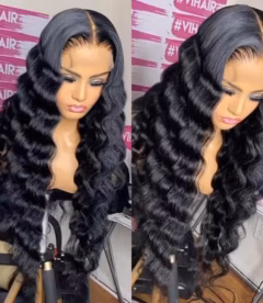 Salon Crimper Wave Hair Style! Up To 50 Inches HD Lace Full Frontal Wig