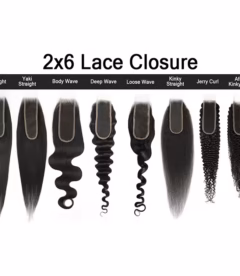 2x6 Lace Closure Virgin Human Hair