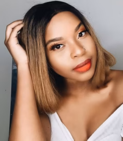 200% Density Black Roots Ombre Auburn Bob Lace Frontal Wig